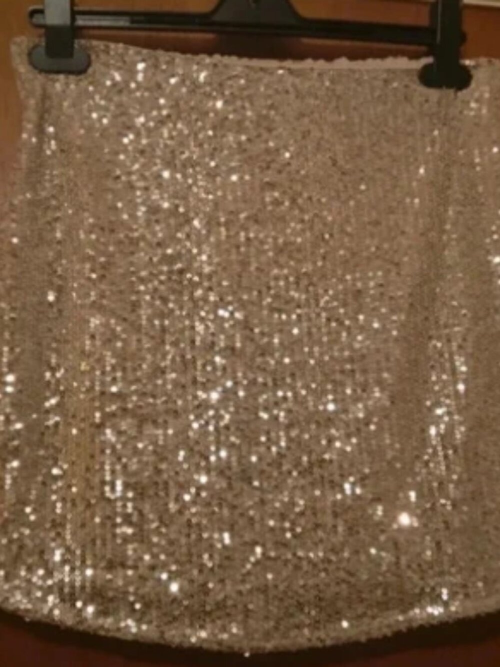 RIVER ISLAND sequined slim fit skirt